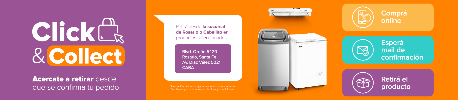 Click & Collect - comprá online y retirá el producto