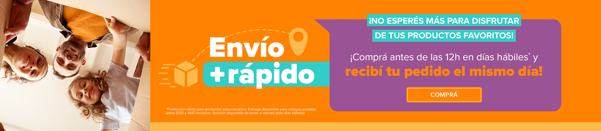 Gafa con Envío + Rápido - recibí tu pedido el mismo día!