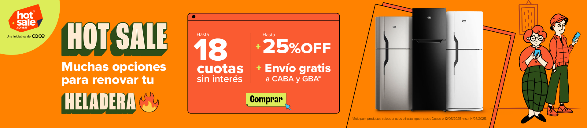 HELADERAS HOT SALE GAFA